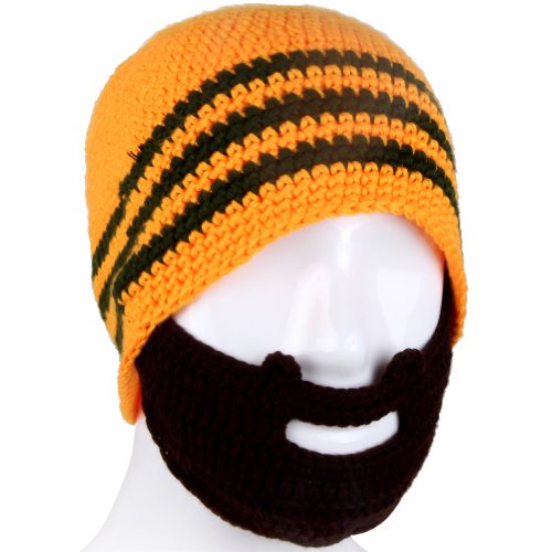 Free Fisher Unisex Knit Beanie Stubble Beard