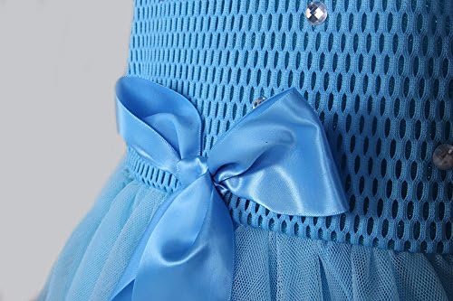 Free2mys Frozen Costumes Dress for 2-12 Years Girls (8-9 Years)