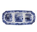 Spode Blue Italian Condiment Tray