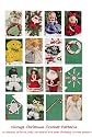 Christmas Crochet Patterns - 25 Vintage Christmas Crochet Patterns - Ornaments, Angels, Santa, Snowflakes, Dolls and More.
