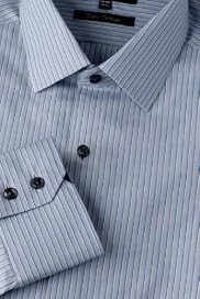 Autograph Pure Cotton Shadow Striped Shirt [T11-0963A-S]