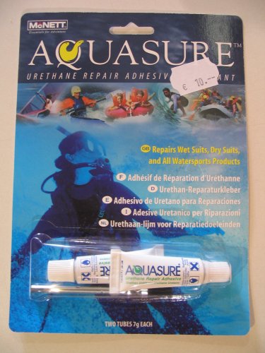 McNett - 2x7g Aquasure / Urethan-Reparaturkleber für Wassersport