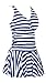 Women's Plus-Size Flower Printing Shaping Body One Piece Swim Dresses Swimsuit