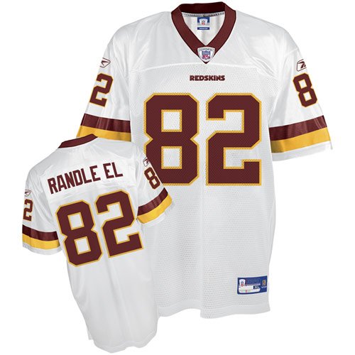 Reebok Washington Redskins Antwaan Randle El Replica White Jersey Small