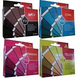Set Of 4 Epson Compatible T0711 To T0714 - - - Found In - D78, Dx4000, Dx4050...