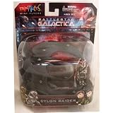 Exclusive Battlestar Galactica Series 1 Mini Vehicles Cylon Raider with Gold Cylon