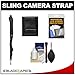 BlackRapid RS-W1B Women's Ballistic Sling Camera Strap with Cleaning & Accessory Kit