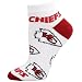 Search : Kansas City Chiefs Ladies White (528) 9-11 Team Logo Ankle Socks