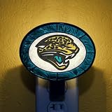 Jacksonville Jaguars Memory Company Art Glass Night Light NFL Football Fan Shop Sports Team Merchandise