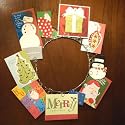 Christmas Wreath Card Holder