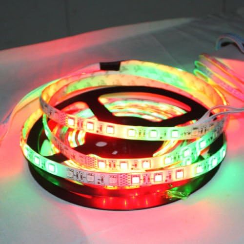 Xkttsueercrr 16.4ft 5m SMD 5050 270leds Waterproof Flexible Multi Magic RGB LED Strip Lighting Dream Color Horse Race Flashy LED Strip Light 54led/m 12v