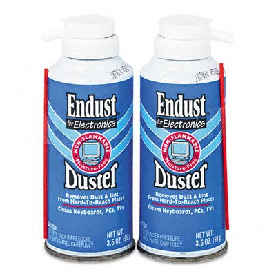 ENDUSTÂ® for Electronics 100% Non-Flammable Twin Pack 3.5 oz Duster with Safety Bitterant 246050
