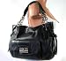 NEW AUTHENTIC COACH KRISTIN LEATHER EW TOTE (Black/Silver)