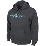 NFL Men's Carolina Panthers 1st and Goal IV Adult Long Sleeve Hooded Fleece Pullover