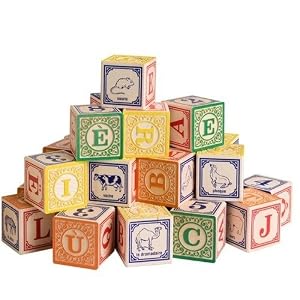 Uncle Goose French Alphabet Blocks by Lindenwood