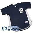 Detroit Tigers Authentic MLB Cool Base Batting Practice Jersey (Navy) by Majestic Athletic
