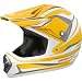 Moose M1 Motocross Helmet Yellow/White/Gray XL