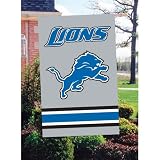 Detroit Lions NFL Applique Banner Flag (44"x28")