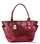 Hidesign Mughetto 01 Cro/R Red/Bordeaux Women's Handbag
