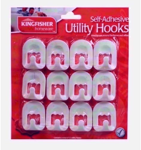 SELF ADHESIVE HOOKS PACK OF 12