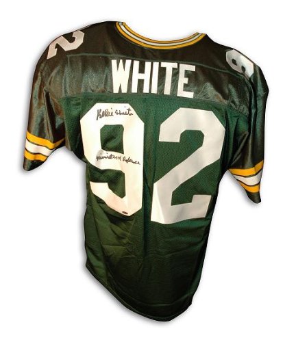Reggie White Hand Signed Green Bay Packers Wilson Jersey Inscribed 