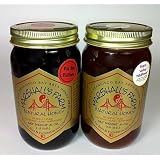 Honey 2 Jar Assortment - Napa Valley Wildflower, Wild West Wildflower - 24oz. Pint Glass-Jars