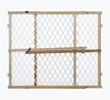 North States Pressure Mount Diamond Mesh Wood Gate