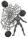 Spider-Man 3 Spider-Man (Black) with Wall Hanging Web Action Figure