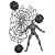 Spider-Man 3 Spider-Man (Black) with Wall Hanging Web Action Figure