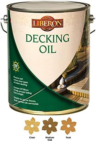 Liberon Decking Oil 2.5 Ltr - Medium Oak - 069956