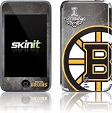 Skinit 2011 NHL Stanley Cup Champions Boston Bruins Black Background w/ Large Logo Vinyl Skin for iPod Touch (1st Gen)