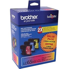 Click here to buy Brother LC653PKS Color Ink Cartridge - 3 Pack (Cyan Magenta Yellow) by Brother.