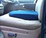 Seat Wedge Cushion with Blue Washable Cover