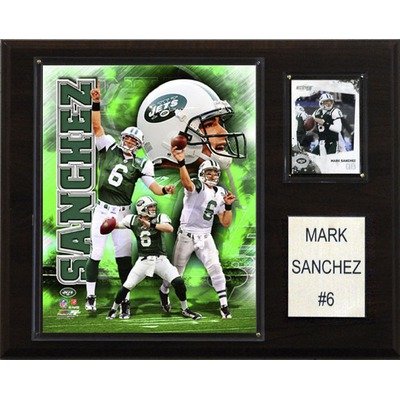 NFL New York Jets Mark Sanchez Player Plaque