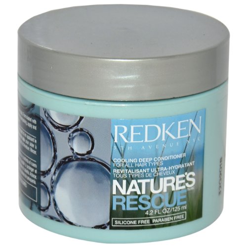 protein in shampoo Discount Redken Nature's Rescue Cooling Deep Conditioner for Unisex, 4.2 Ounce