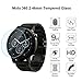 Moto 360 Screen Protector - Rerii Tempered Glass, Screen Protector for Moto 360 2nd Generation 46mm Watch, 9H Hardness, 0.3mm Thickness, Delicate Touch, Real Glass Screen Protector