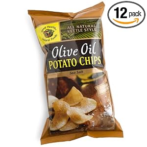 Good Health Kettle Style Olive Oil Potato Chips, Sea Salt, 5-Ounce Bags (Pack of 12) by 