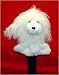 poodle35 - Poodle White Tibetan Lamb Head Cover