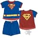 Search : Superman Shorty Pajamas for Toddler Boys with Cape