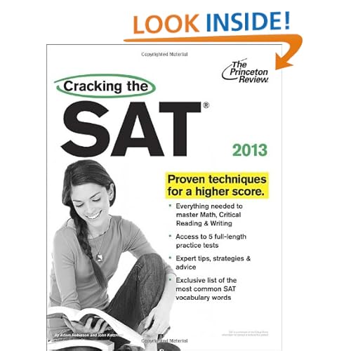 Cracking the SAT, 2013 Edition (College Test Preparation)