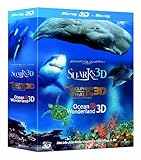 Jean-Michel Cousteau's Film Trilogy (Dolphins & Whales/Sharks/Ocean Wonderland Blu-ray 3D + Blu-ray)[Region Free]