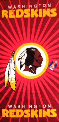 NFL Washington Redskins Bath Sheets Beach Towel