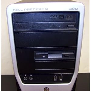 Dell Precision 390 Workstation Tower, Extremely Powerful Intel 3.0GHz Dual Core CPU Processor (3.0GHz x 2 Cores), Intel Top of the Line CPU, 2GB DDR2 Dual Interlaced High Performance Memory, Huge 500GB Super Fast 7200RPM SATA Hard Drive, DVDRW/CDRW Burns DVD'S and CD's, Burn and Watch DVD Movies, ATI High Density Dual Output PCIe Graphics Video. Intregrated Nic/Audio, Wireless Capable, XP Professional with COA and Restore Disk Included, Vista and Windows 7 Capable