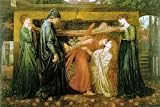 Dream at the Time of the Death of Beatrice Dante Gabriel Rossetti Art Print