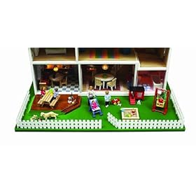 jardin para casa de muñecas