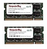 KOMPUTERBAY 2GB 2x1GB DDR SODIMM 200 pin 333Mhz DDR333 PC2700 LAPTOP MEMORY