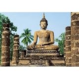 (100x144) Sukhothai Wat Sra Si Temple Buddha Statue Huge Wall Mural Art Print Poster