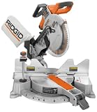 Ridgid R4121 27273 12-Inch Dual Compound Miter Saw with Laser