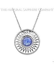 1.18ct. Natural Untreated Blue Sapphire Pendant With 16" Cable Chain
