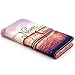 Vogue 4014078 Synthetic Leather Flip Case with Wallet Card Slots and All-around TPU Inner, Magnetic Skin Cover for iPhone 6S - Never Stop Dreaming